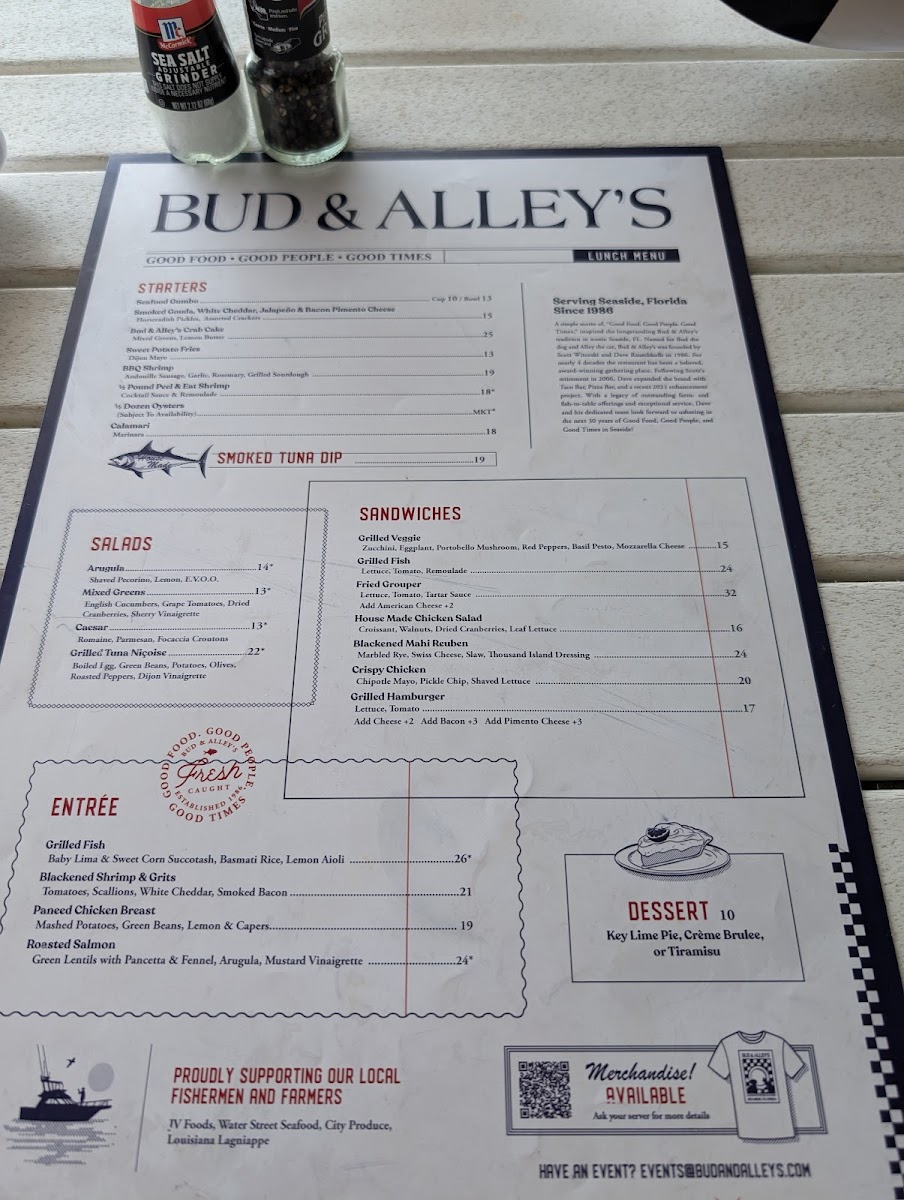 Bud & Alley's Waterfront Restaurant & Bar Menu - Image 3